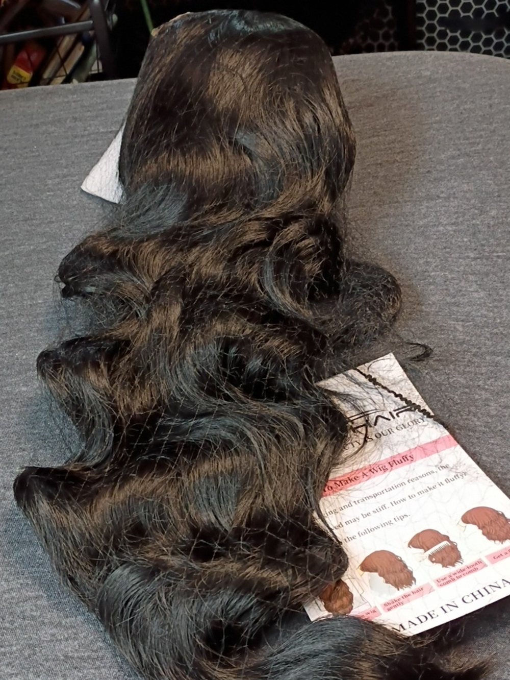 Unbranded Natural Black Wavy Women's Hairpiece Wig